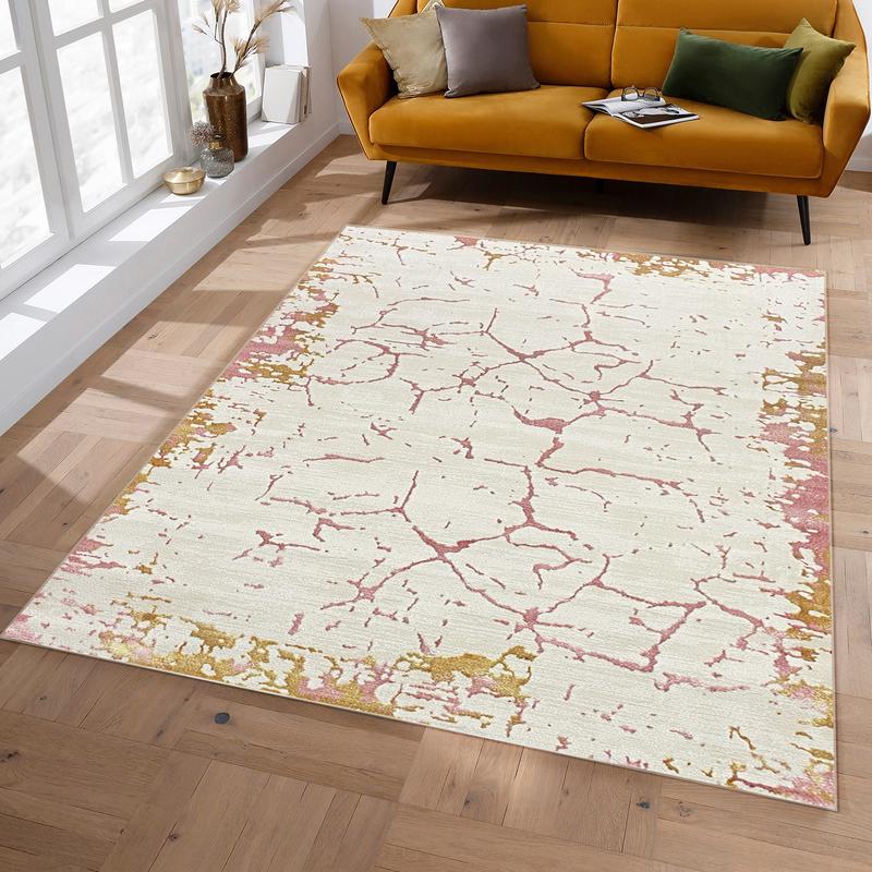 Alin Beige Pink Carpet - A4774A